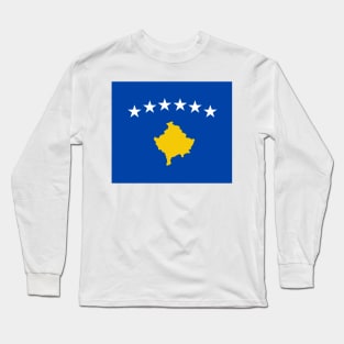 Kosovo Flag Long Sleeve T-Shirt